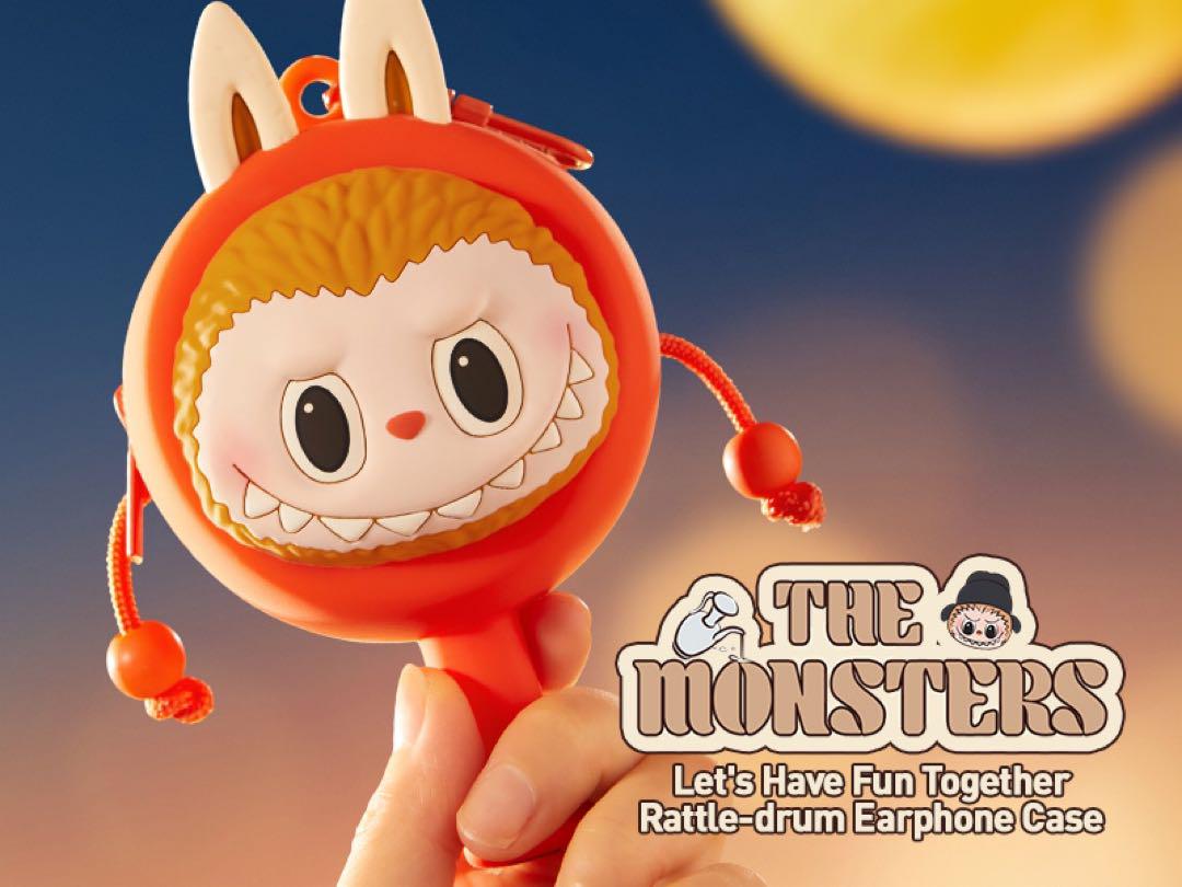 【レア！】POPMART The Monsters LABUBU シリコンイヤホンケース 正規品】LABUBU オリジナル ブラウン シリコンイヤホンケース