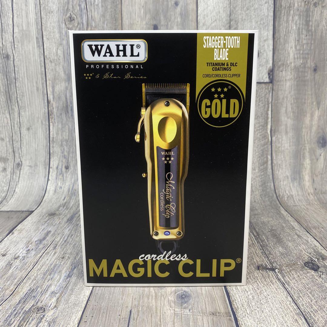 wahl コードレスバリカンファイブスターマジッククリップ GOLD BLACK 通販