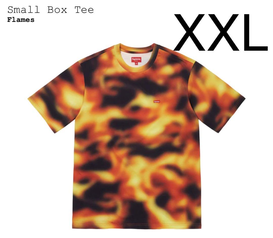 XXLサイズ supreme small box tee flames