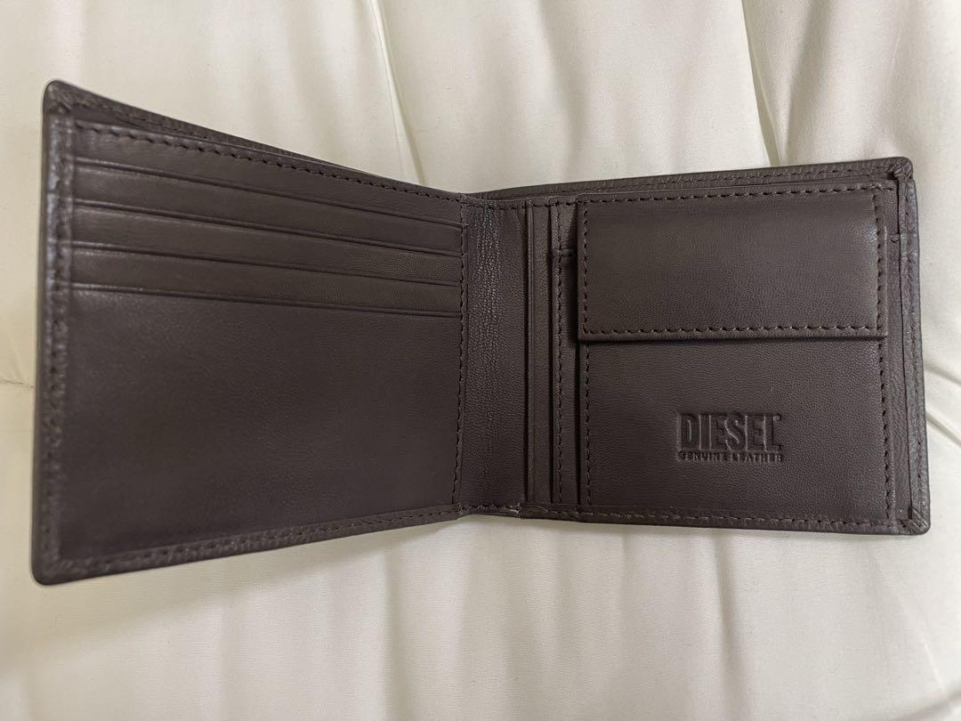 DIESEL ダークブラウン 二つ折り財布