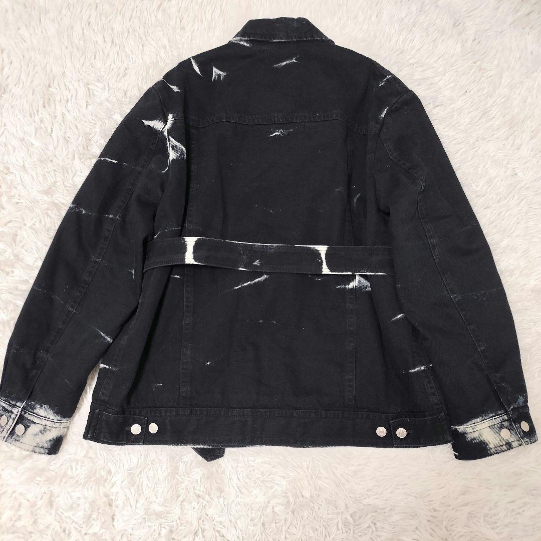 もらって 嬉しい お歳暮 ランキング VAN DRIES 美品 NOTEN ベルト ブリーチ ジャケット デニム ジャケット・アウター