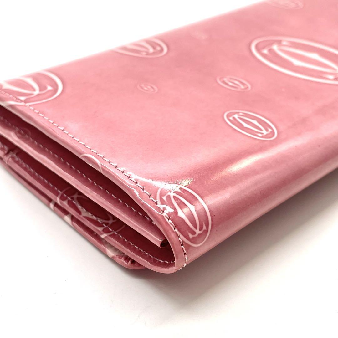 【極美品】Cartier カルティエ ハッピーバースデー フラップ式 長財布