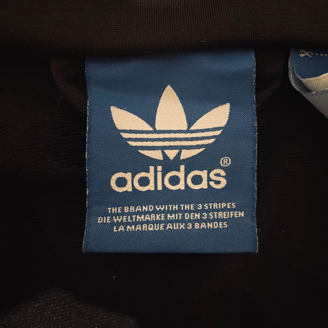 人気 美品 adidas ファイヤーバード トラックジャケット ブラック L