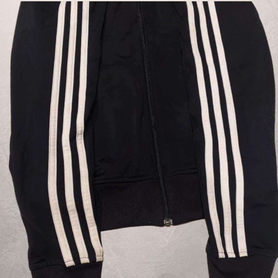 人気 美品 adidas ファイヤーバード トラックジャケット ブラック L