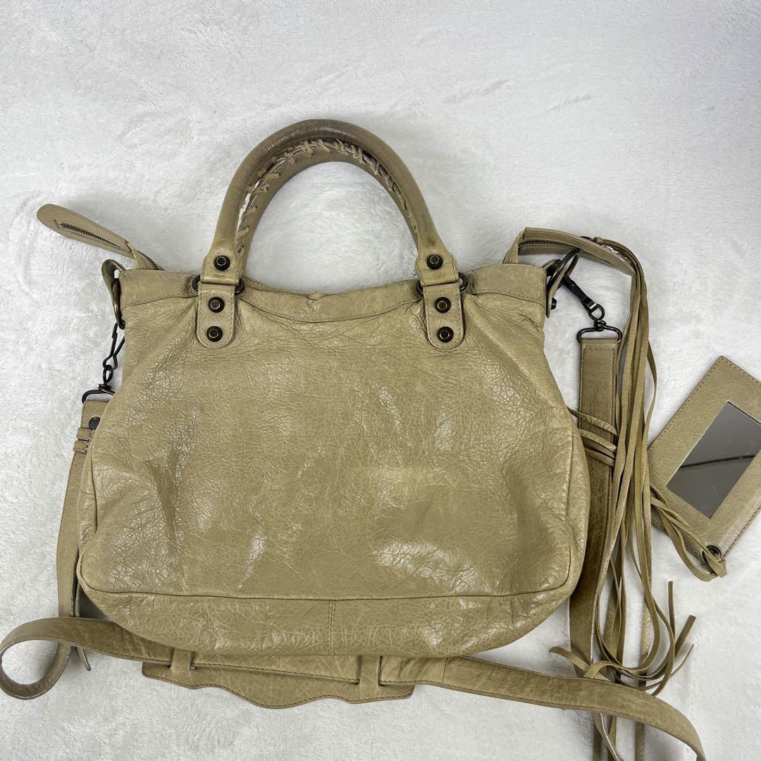 BALENCIAGA レザーバック Balenciaga ザ．ファースト レザー バッグ - メルカリ