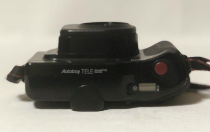シャッター♖ ❁完動品❁Canon autoboy TELE フィルムカメラ l4qAL-m69893614893 キャノン ↠れなし