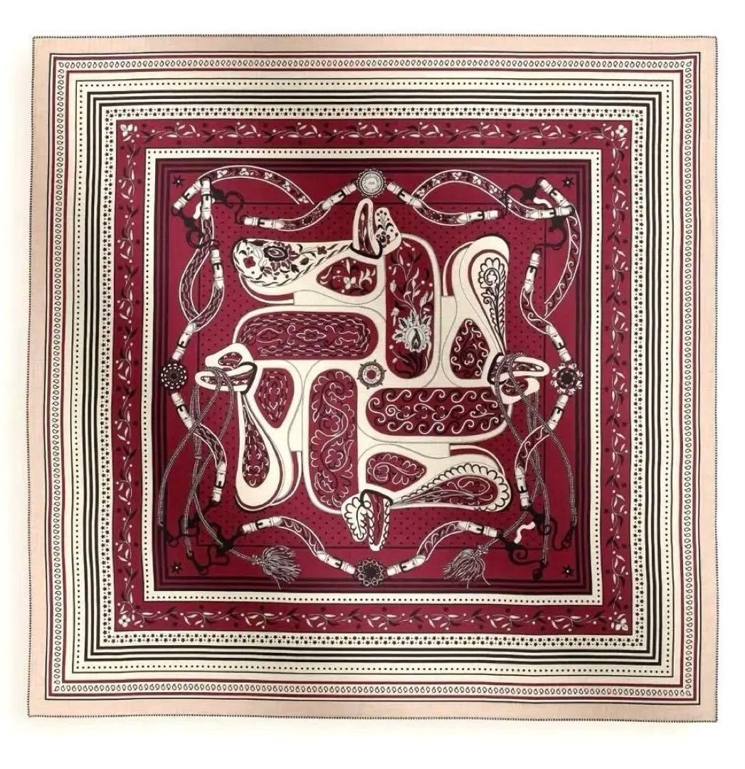 エルメス HERMES カシシル カシミアシルク アマゾンの祭典 バンダナ