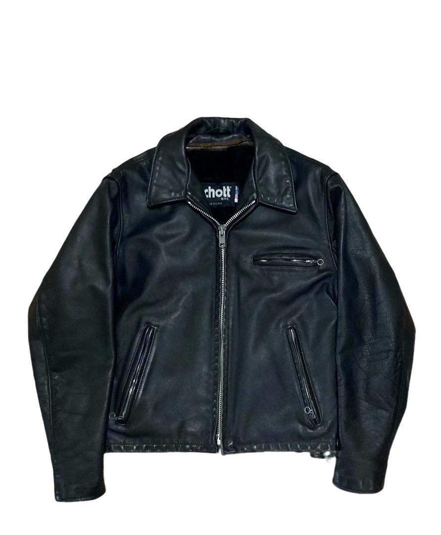Schott ショット ライナー付きレザージャケット サイズ38