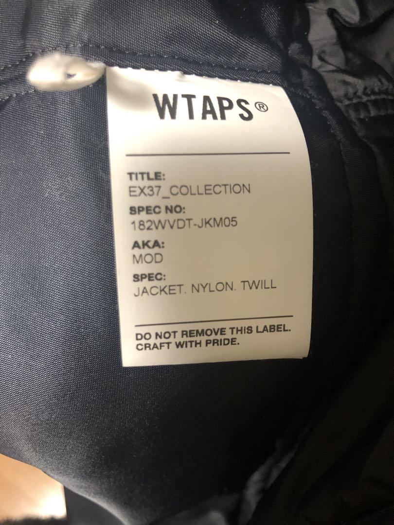 18AW WTAPS MOD JACKET 01 ブラック