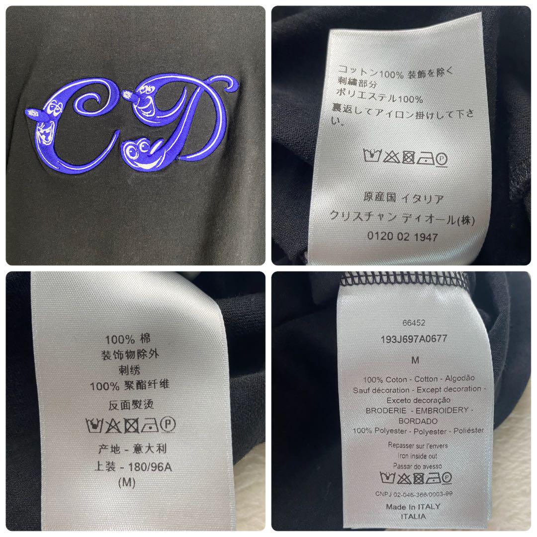 【入手困難☆極美品】ディオール ケニーシャーフ コラボ Tシャツ ブラック 刺繍