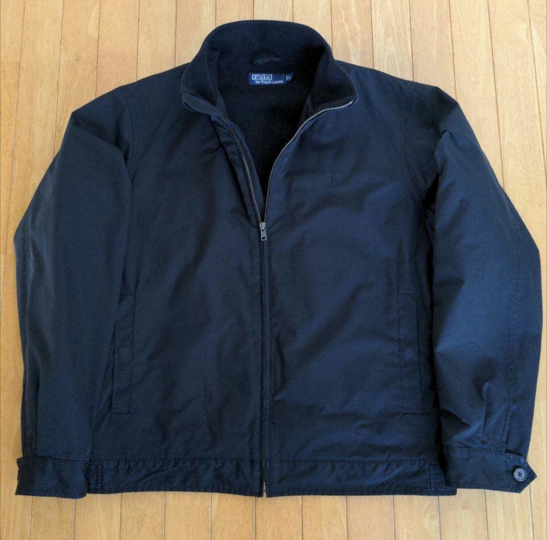 全国どこでも送料無料！ Lauren Ralph Polo 90´s 希少! ジャケット 黒刺繍ポニー ジャケット・アウター