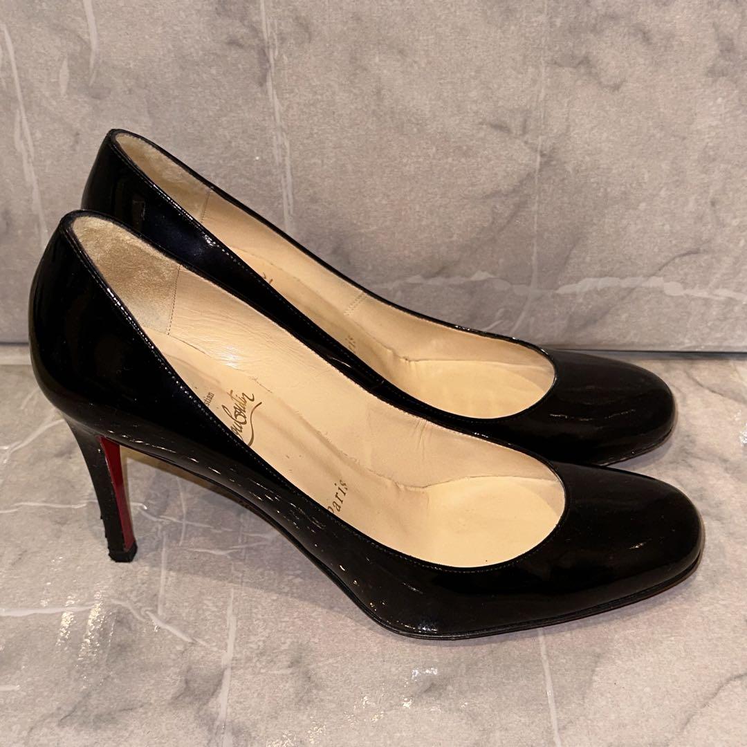 美品】クリスチャンルブタン☆エナメルパンプス☆36.5/23.5cm