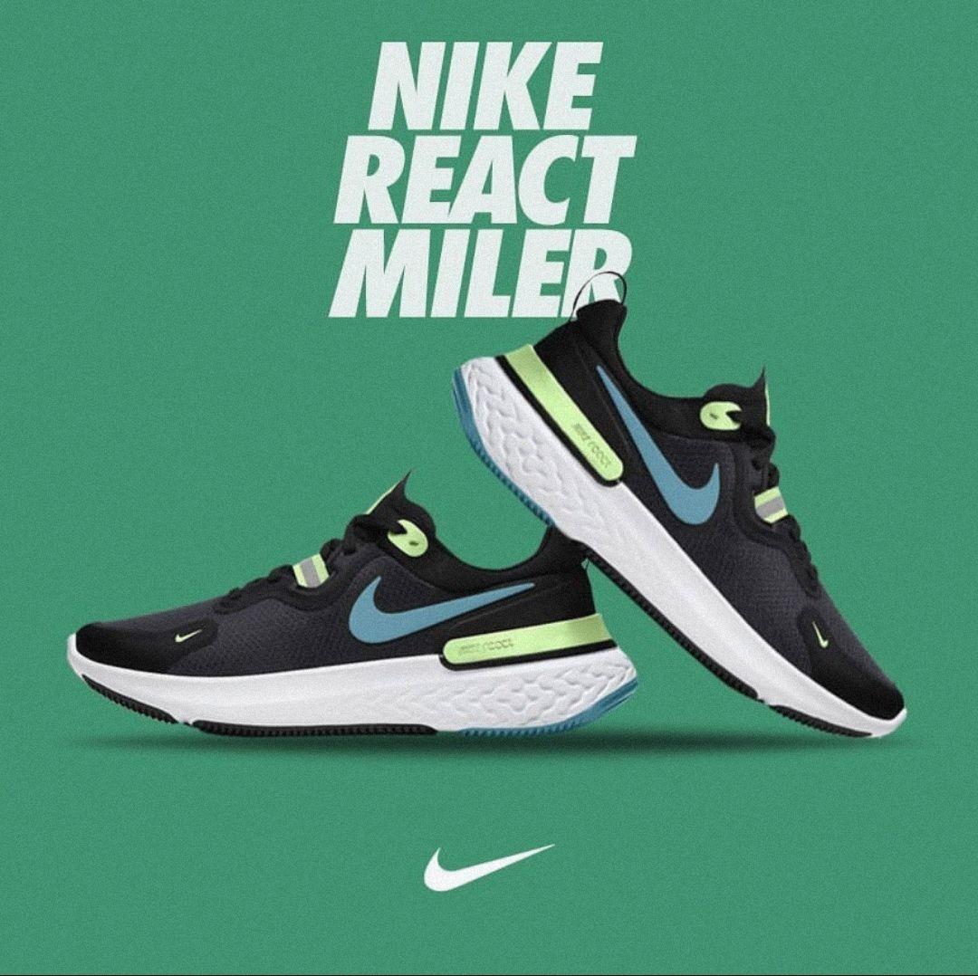 2022定番人気 Nike React Miler リアクトフォーム 試着程度 ほぼ新品 28cm ru0Ts-m69904349097 最新作大人気