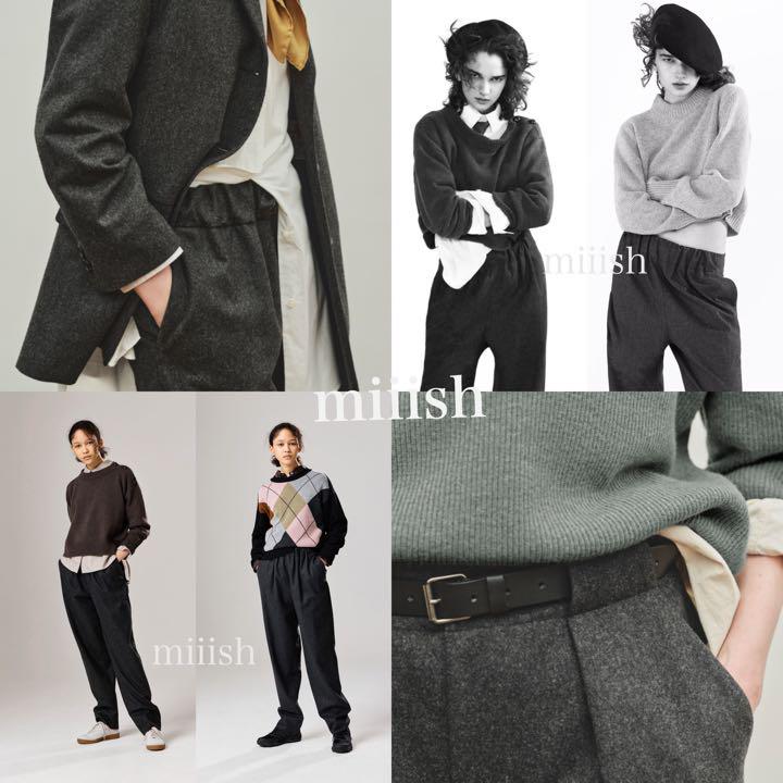 【極美品】マーガレットハウエル フォックスブラザーズ グレー 新品】 MARGARET HOWELL × FOX BROTHERS ／ マーガレット