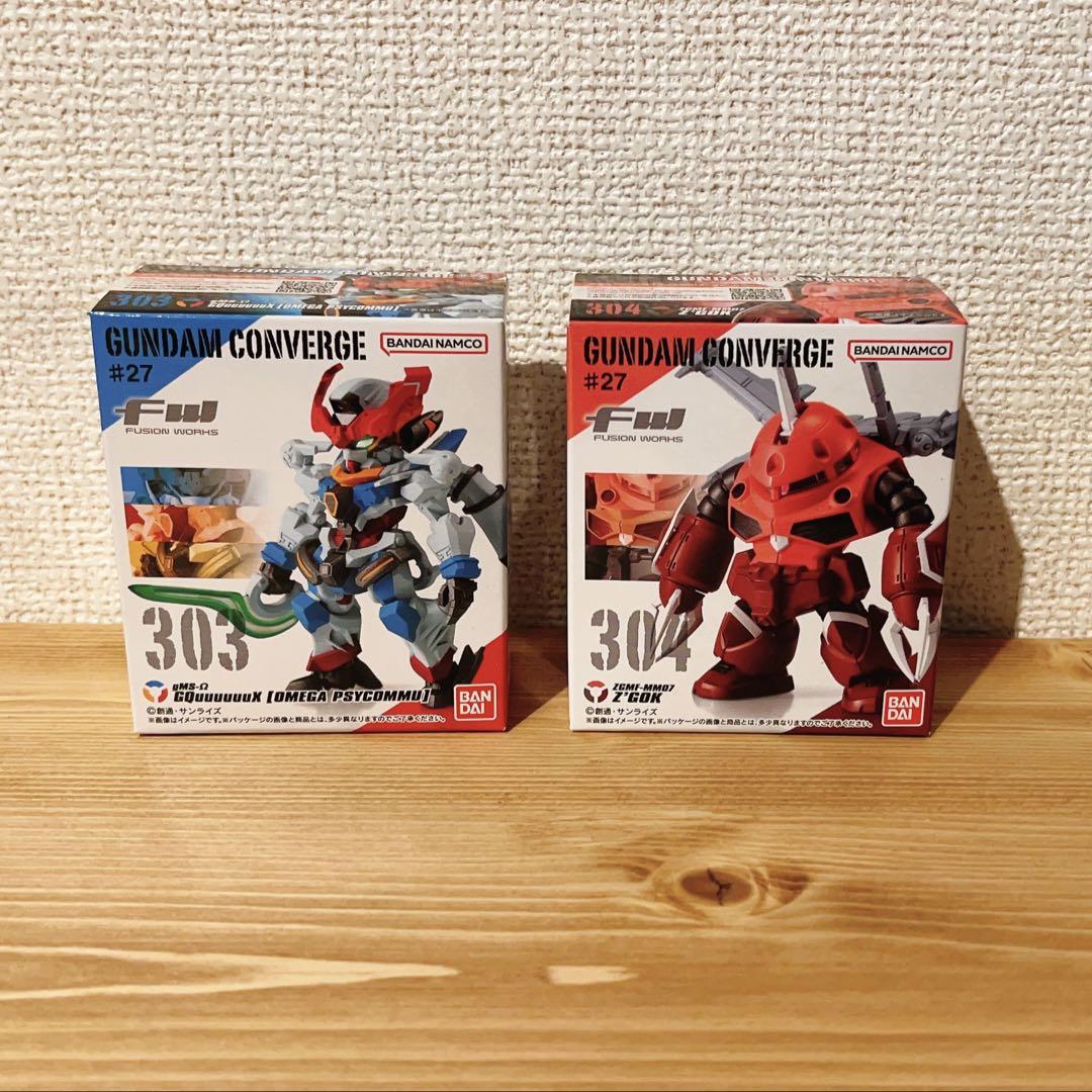 【新品未開封】ガンダムコンバージ 27 ジークアクス&ズゴック ☆新品未開封☆FW ガンダムコンバージ27 ジークアクス+ズゴック
