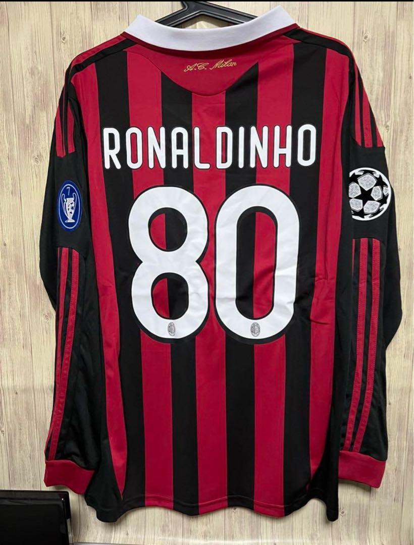 希少　サッカーユニフォーム　A.C.ミラン ロナウジーニョ 80番