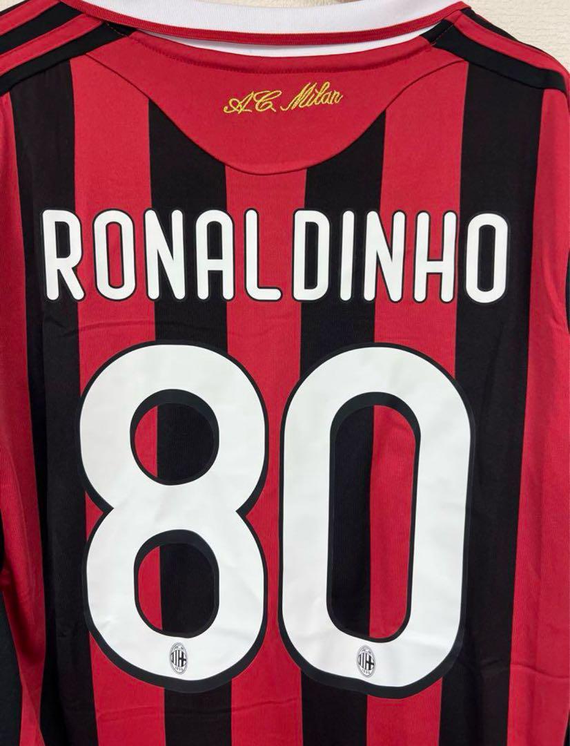 希少　サッカーユニフォーム　A.C.ミラン ロナウジーニョ 80番