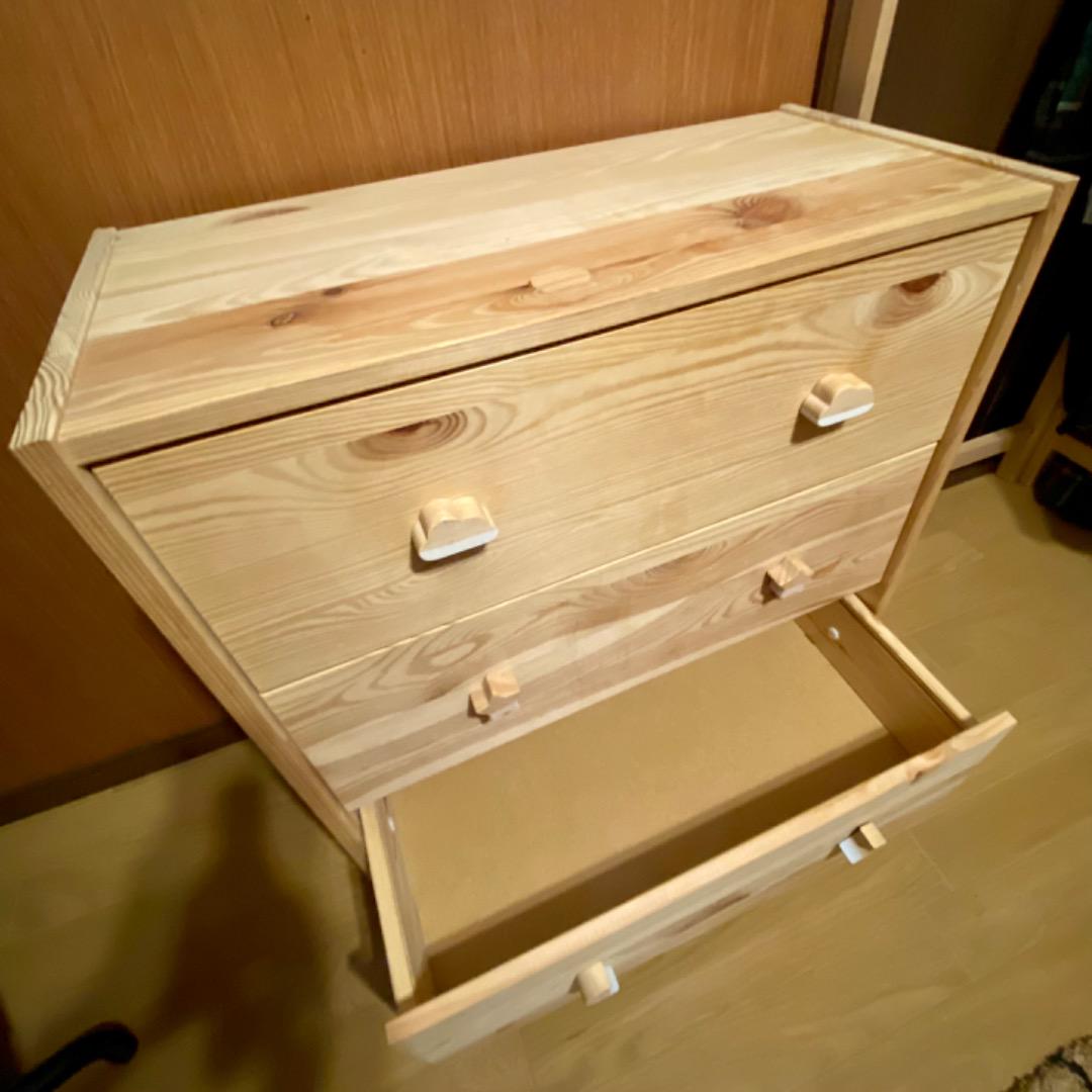 IKEA パイン材チェスト