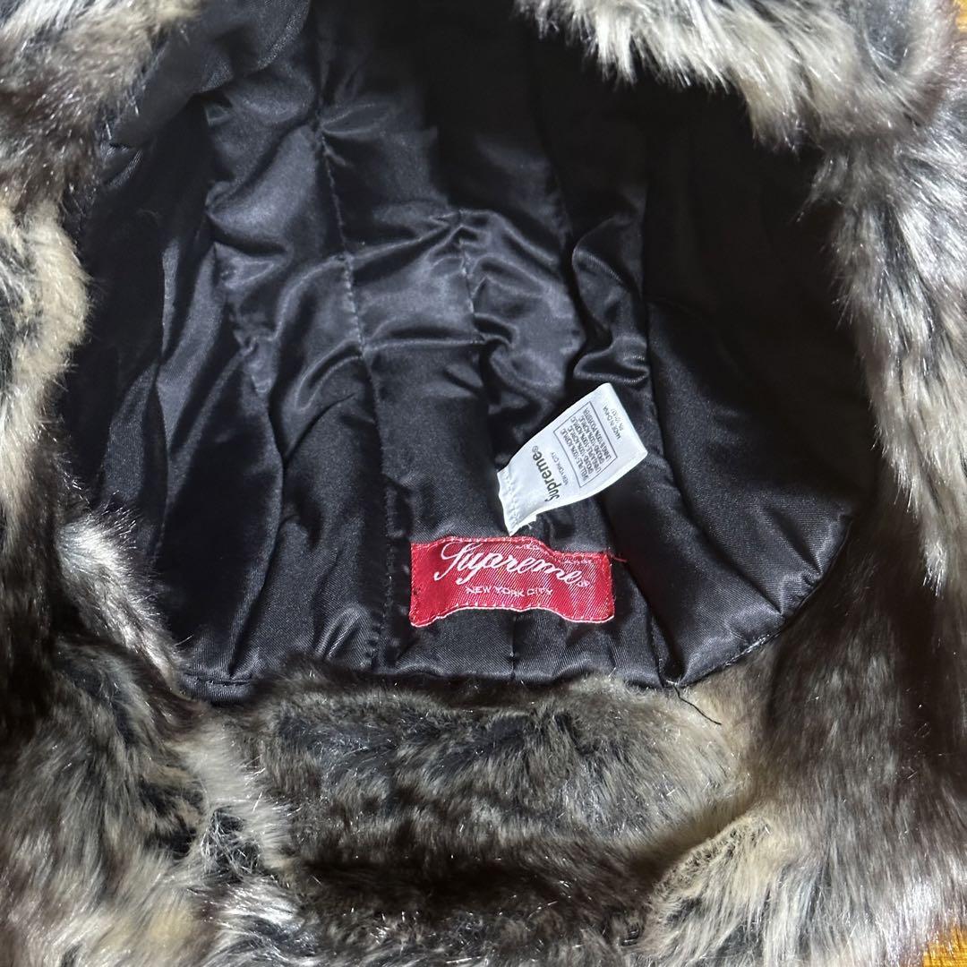 supreme Faux Fur Trooper フライトキャップ