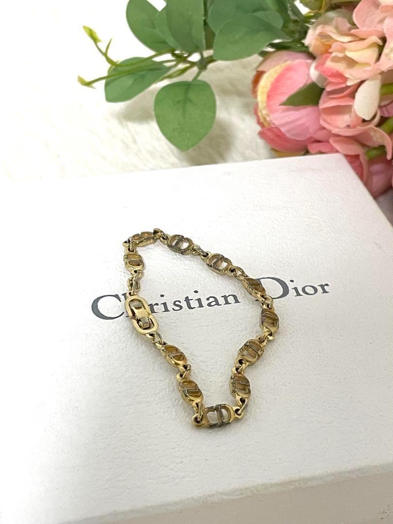 Christian Dior ディオール ゴールドリンクブレスレット