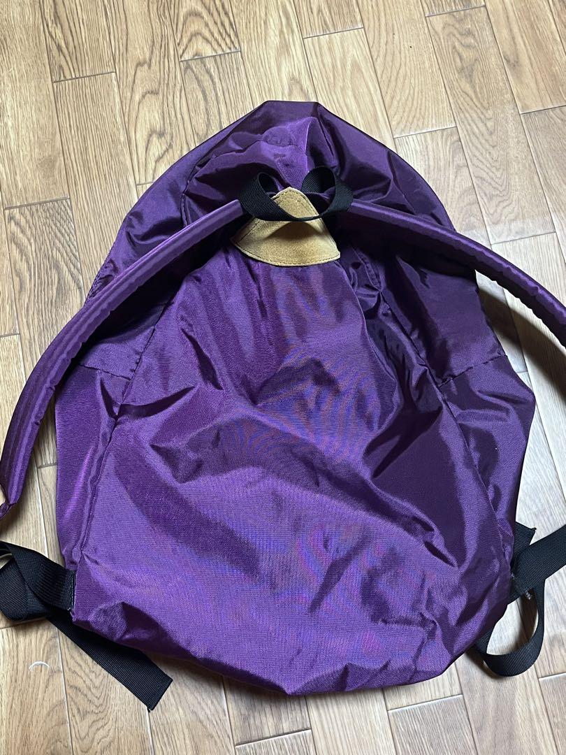 美品　エルベシャプリエ 978N ナイロンデイパック　紫　レディース　ナイロン