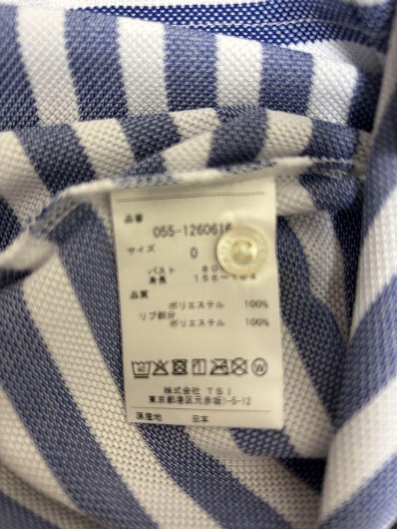 新品　パーリーゲイツ 半袖ポロシャツ　ヤシの木柄 レディースゴルフウェアサイズ0