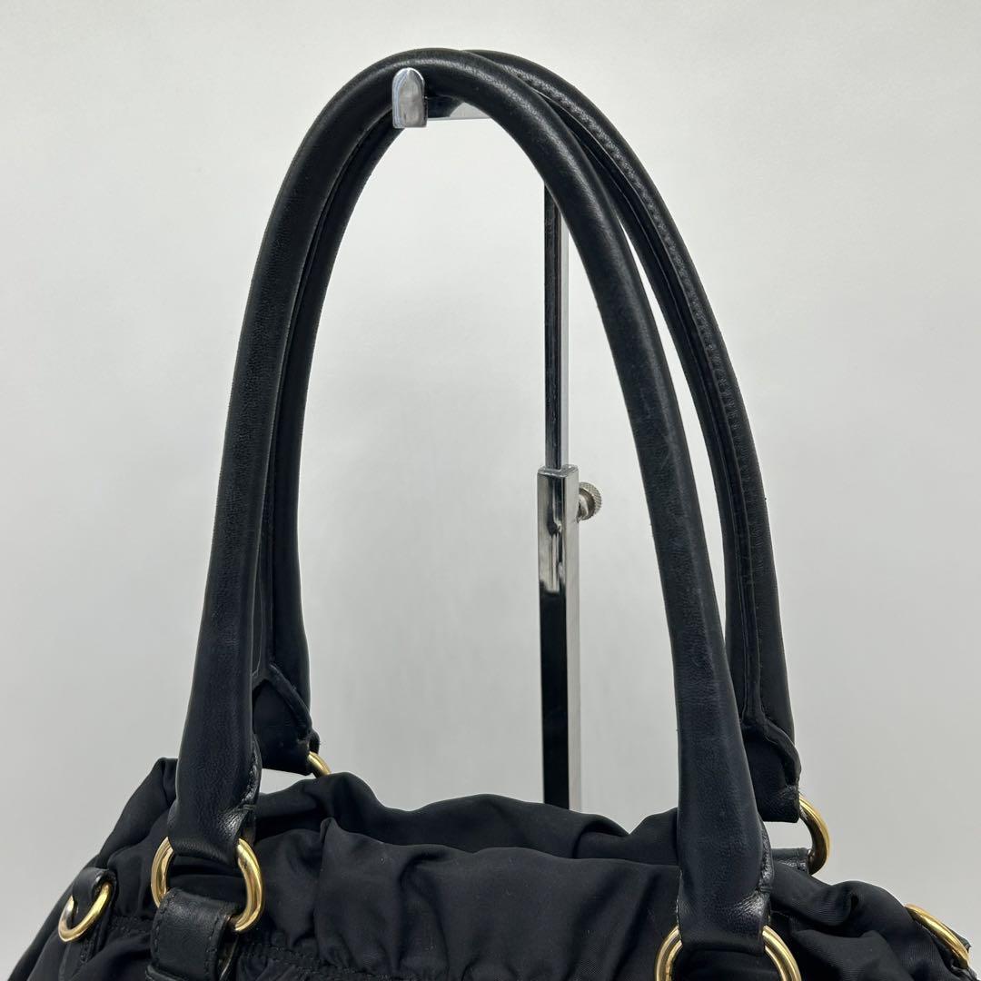 【美品!✨】PRADA プラダ トートバッグ ショルダー 2way ジャガード 画像5