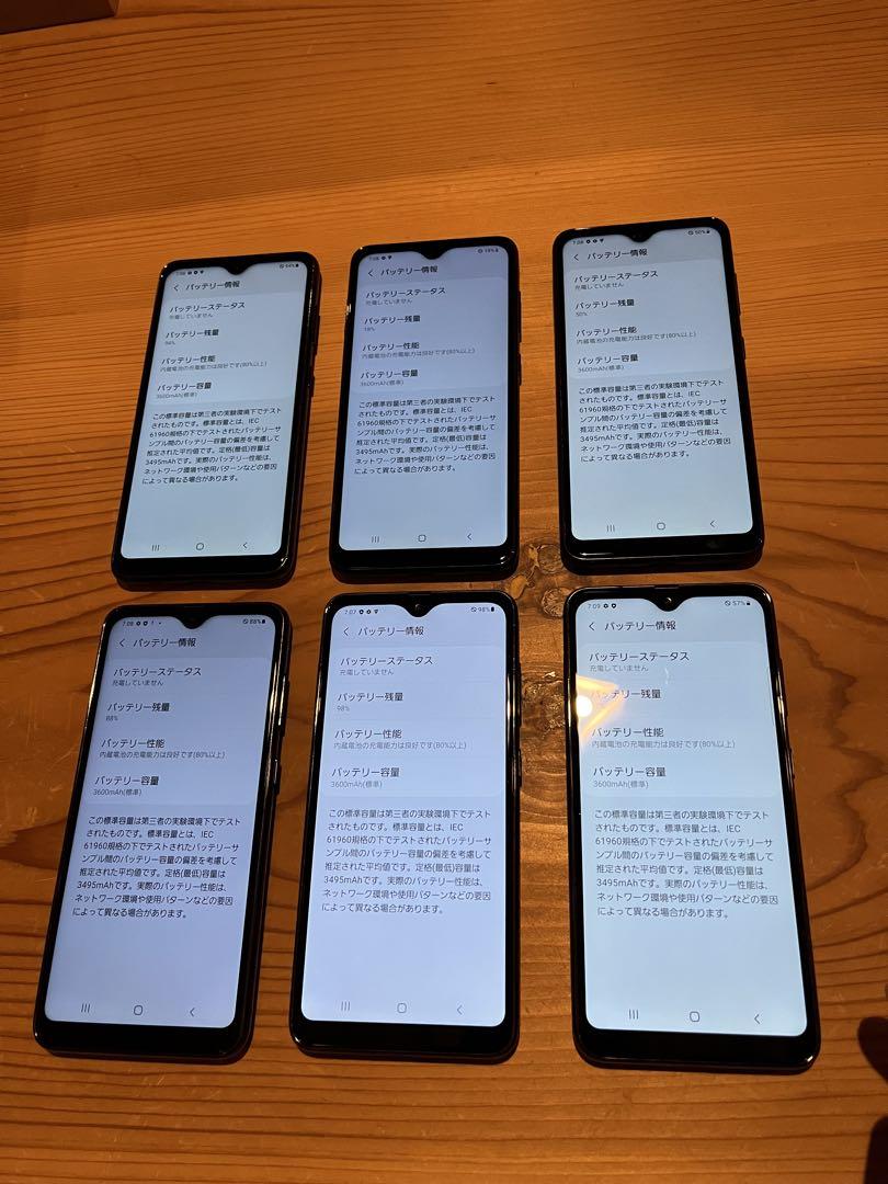 カズキング Samsung Galaxy A21 6台セット箱無し