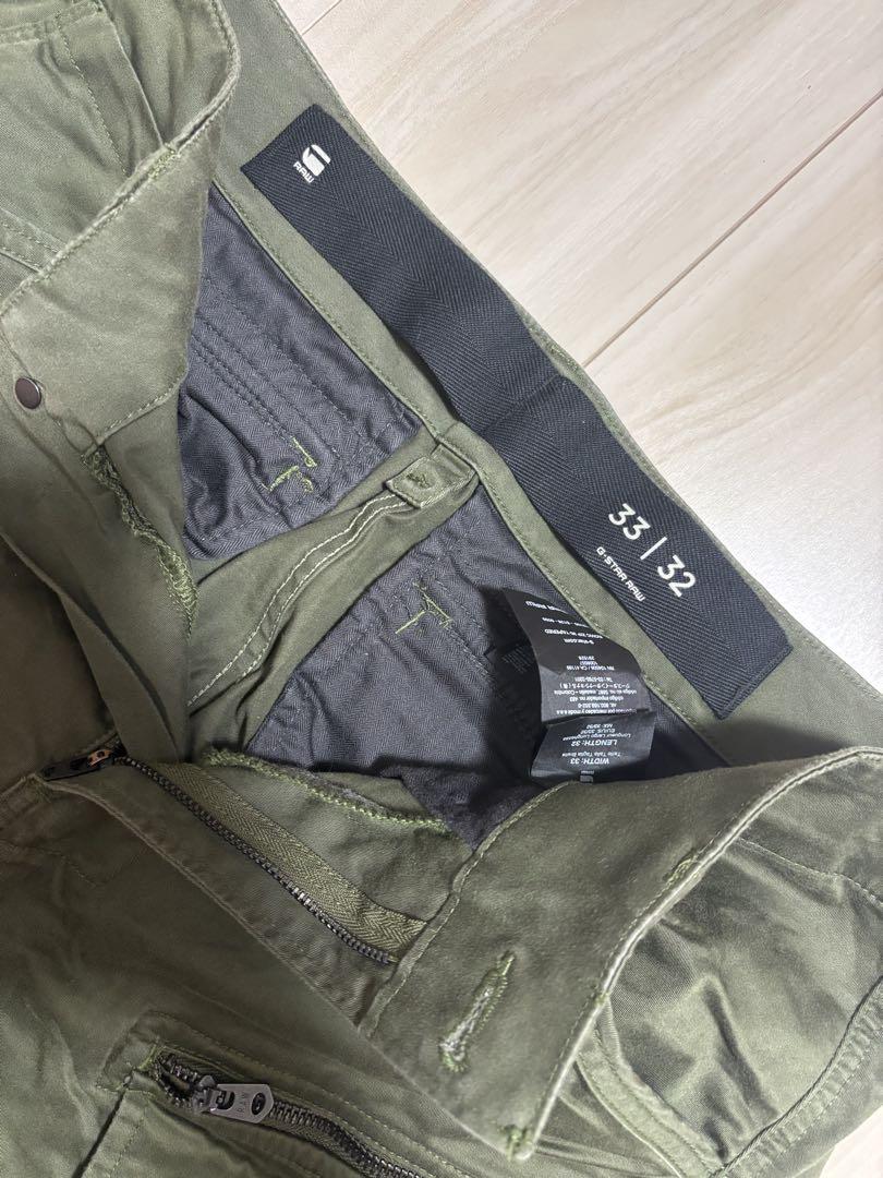 G-STAR RAW カーゴパンツ オリーブグリーン