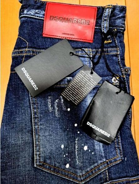 6/20まで限定特価❗新品ディースクエアード50-Dsquared2赤ステッチ 7/21まで限定特価‼️新品ディースクエアード50-Dsquared2赤