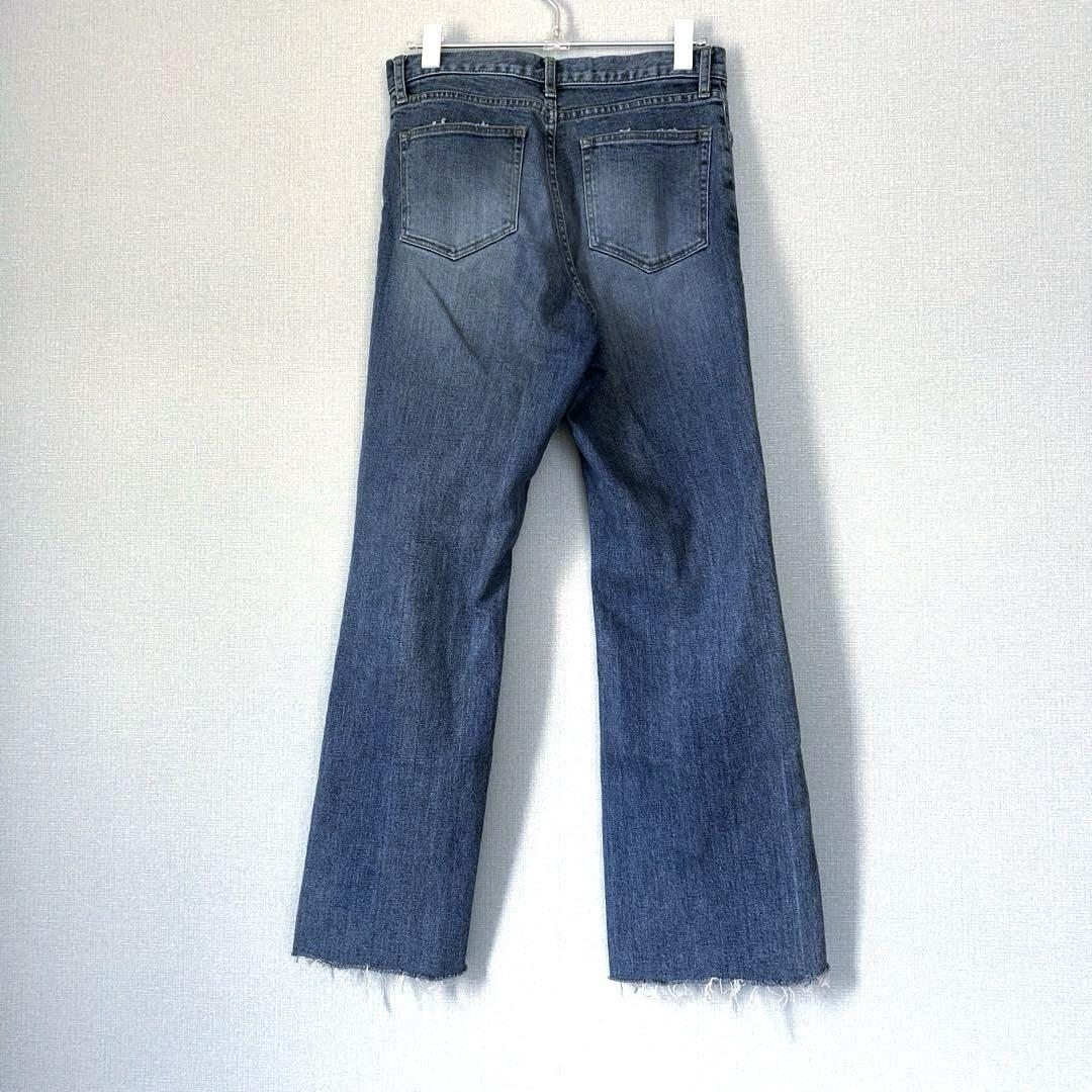 フレームワーク DENIM デニム ストレートフレアパンツ カットオフ