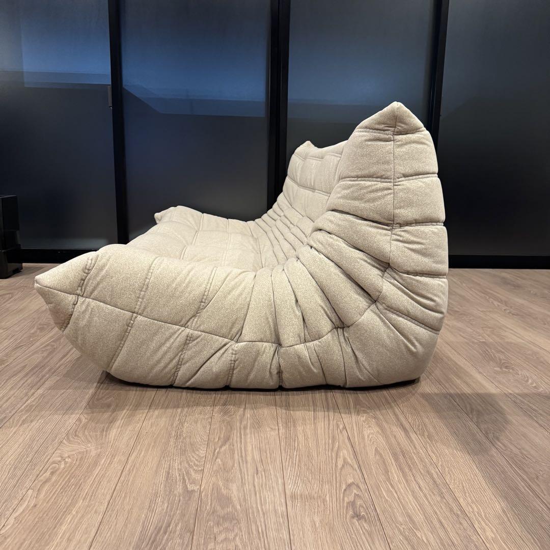 美品 ロゼトーゴ 3Pソファ 50周年限定 DENDEN ベージュ