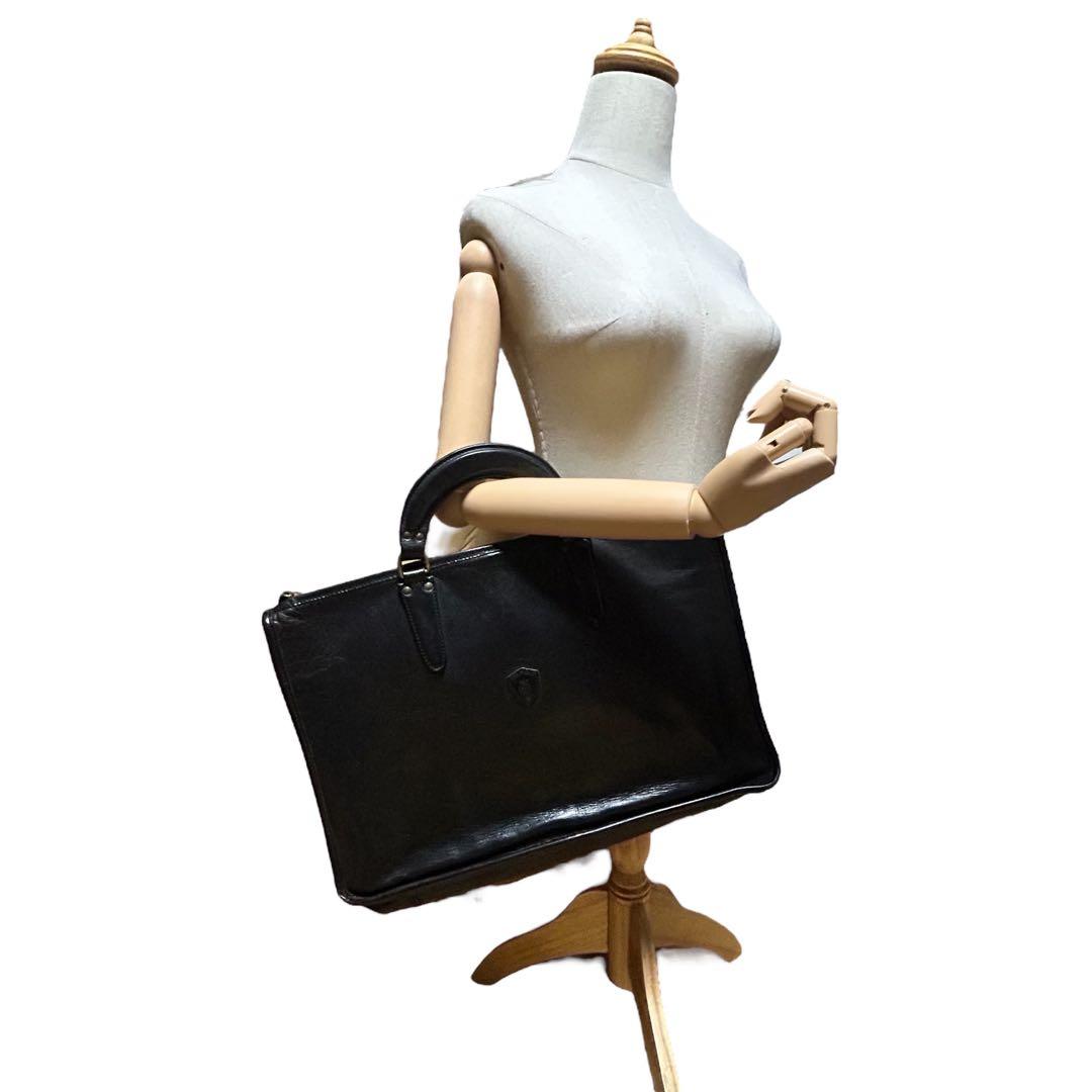 フェリージ ビジネスバッグ ブリーフケース A4 レザー ブラック 黒 通勤会社 フェリージ ビジネスバッグ ブリーフケース A4 レザー ブラック 黒 通勤会社