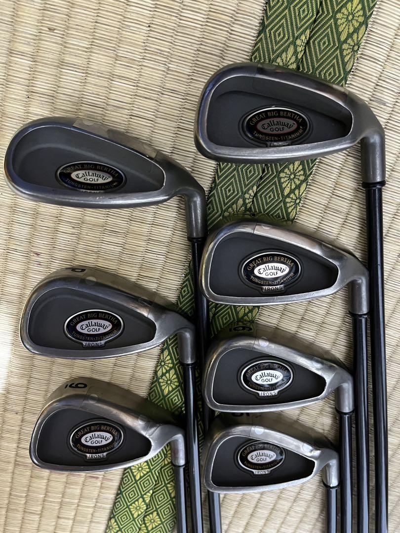 稀少品！名器！初代Callaway グレートビッグバーサアイアン7本セット　Ｒ
