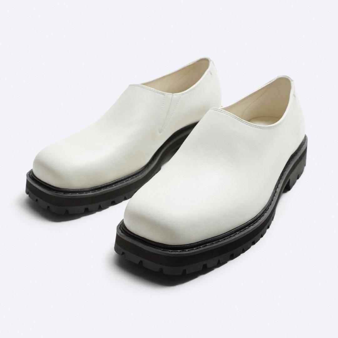 VIBRAM レザーローファー