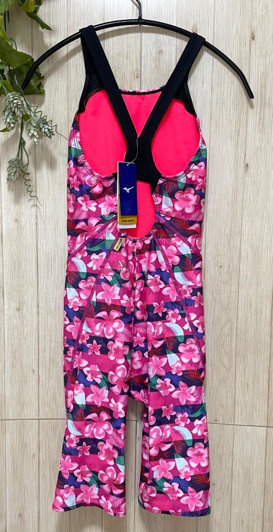 【MIZUNO】　寺川綾監修　競泳用ハーフスーツ(マスターズバック)　ピンク