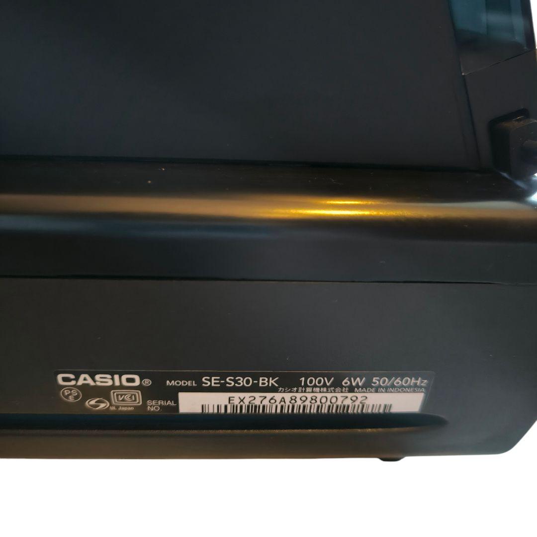 カシオレジスター SE-S30-bk 人気コンパクト casio