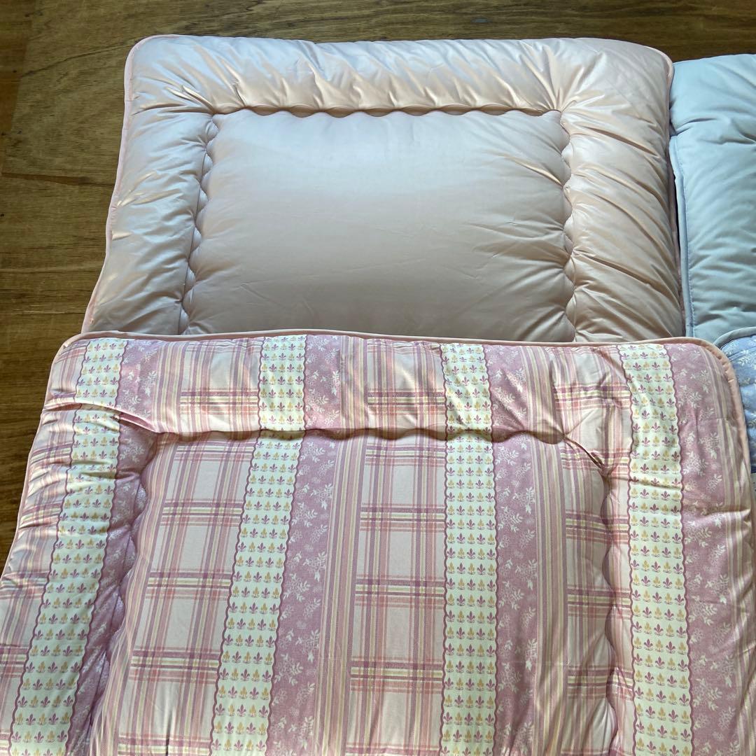 新品　未使用　生地　綿　100％使用　敷布団　シングル　２枚セット 