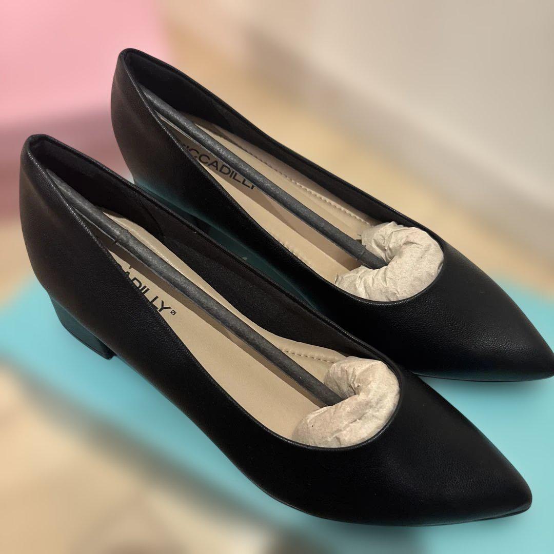 【新品】PICCADILLY パンプス23.5cm ポインテッド 4.5cm