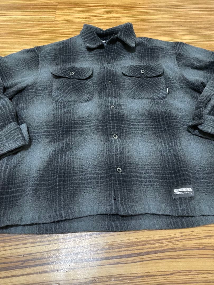 ネイバーフッド ウールチェックシャツM