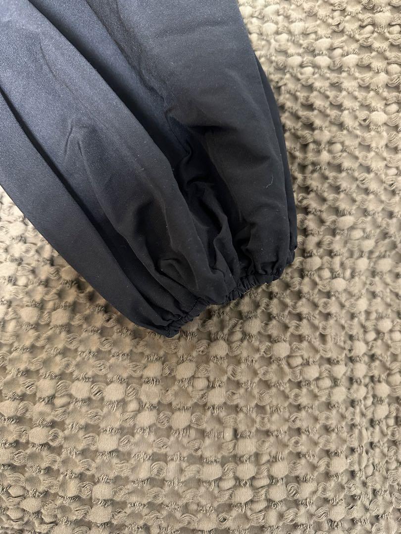Valentino ヴァレンティノ タフタ バルーン ワンピース 黒 38
