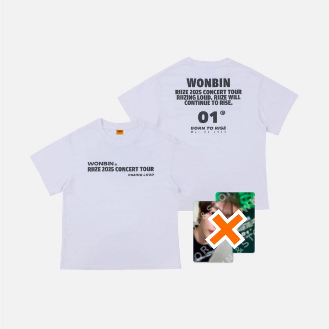 2025 RIIZE CONCERT TOUR Tシャツ ウォンビン トレカ - メルカリ