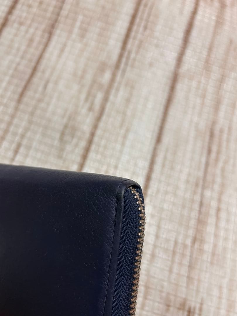 土屋鞄 ラウンドファスナー 長財布 ネイビー 土屋鞄 ラウンドファスナー 長財布 ネイビー