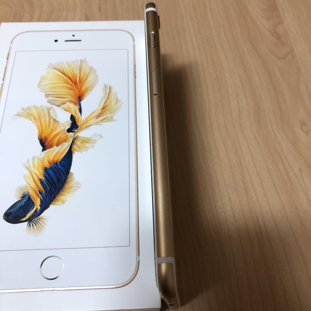 ボタン SIMフリー iPhone 6s Plus Gold 128 GB docomo 4zU0s-m69938458471 Ⓦイヤホン