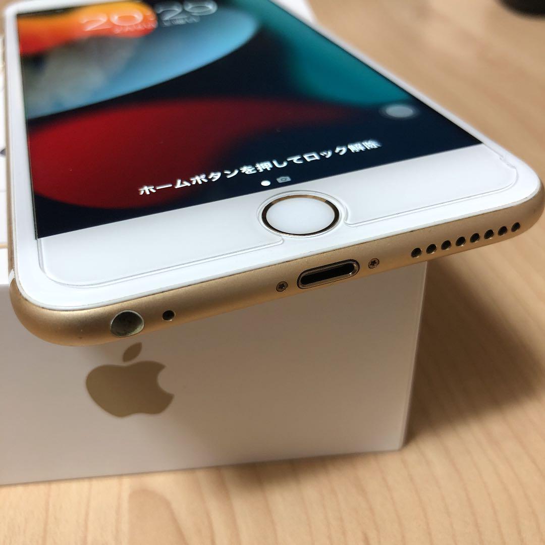 ボタン SIMフリー iPhone 6s Plus Gold 128 GB docomo 4zU0s-m69938458471 Ⓦイヤホン