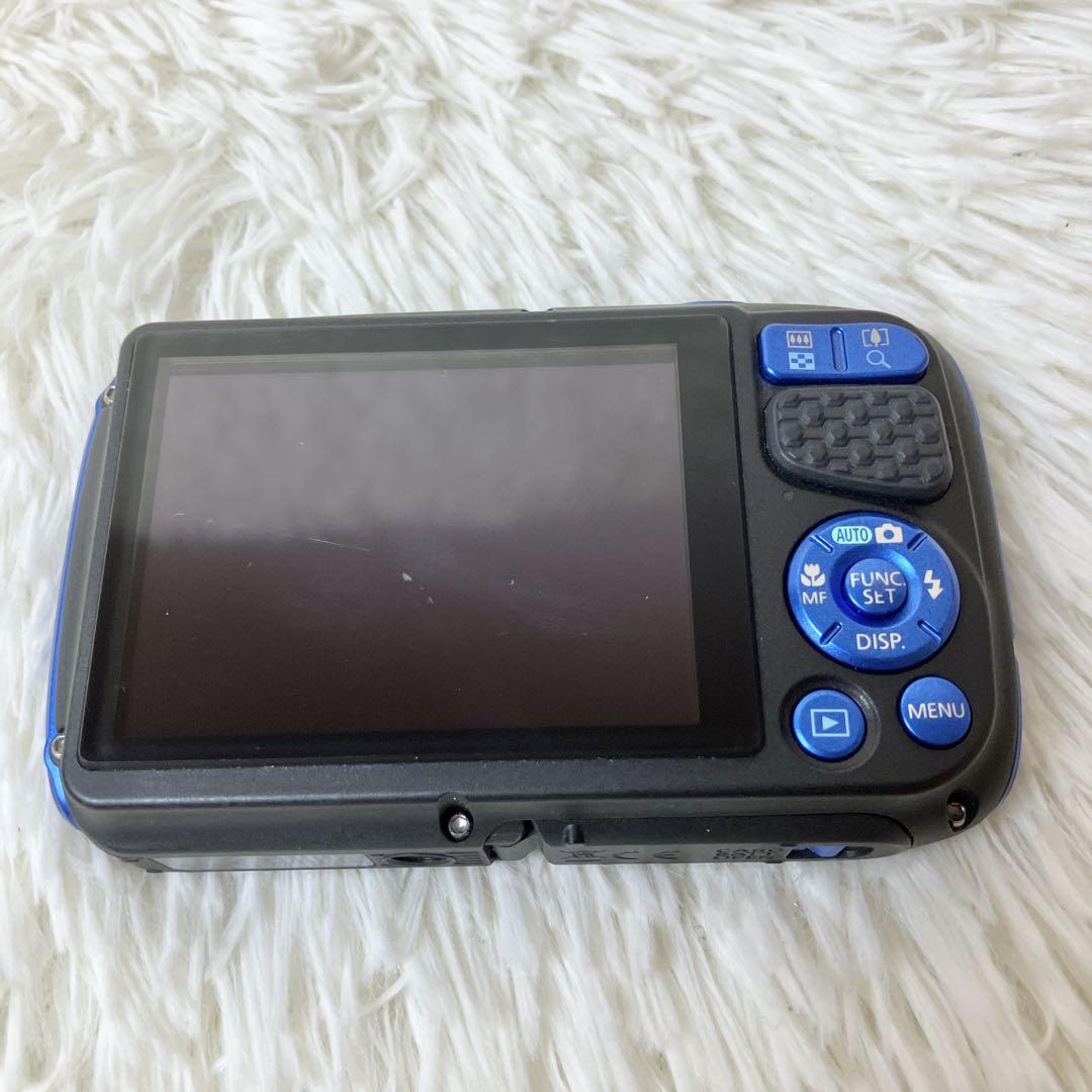 Canon Power Shot D30 デジタルカメラ 防水カメラ ブルー - メルカリ