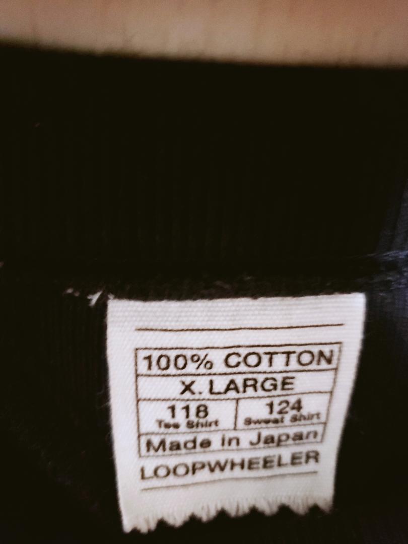 品質保証 LOOPWHEELER✖️Kolor ブラック XL 両面プリント T4XQ9-m69940006538 HOT人気SALE