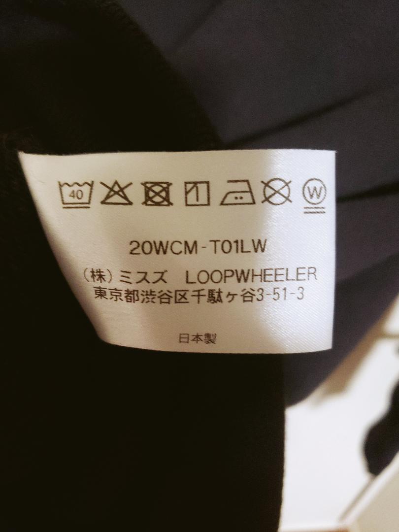 品質保証 LOOPWHEELER✖️Kolor ブラック XL 両面プリント T4XQ9-m69940006538 HOT人気SALE
