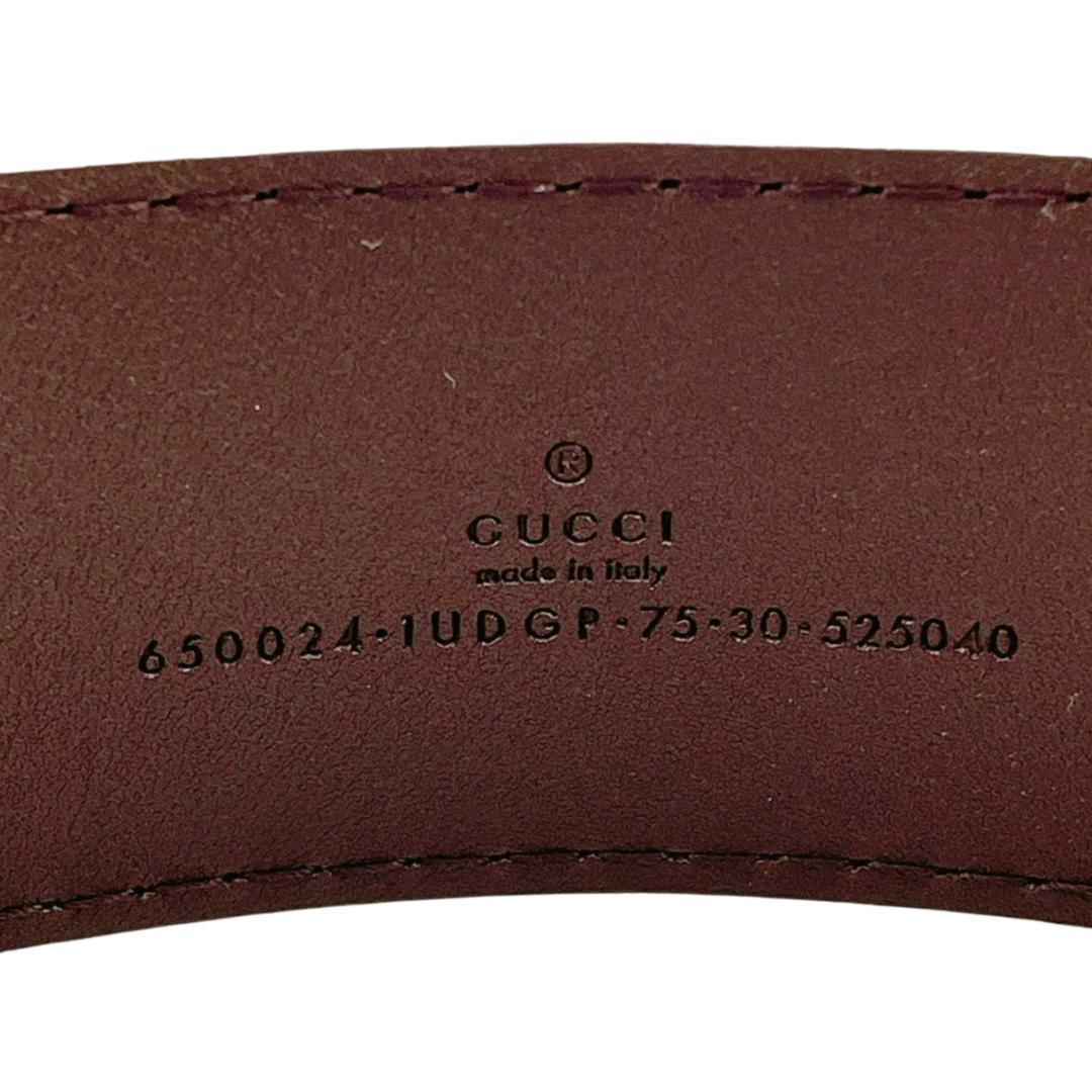 GUCCI グッチ カラーストーン サイズ75 シルバー金具ベルト 650024 画像4