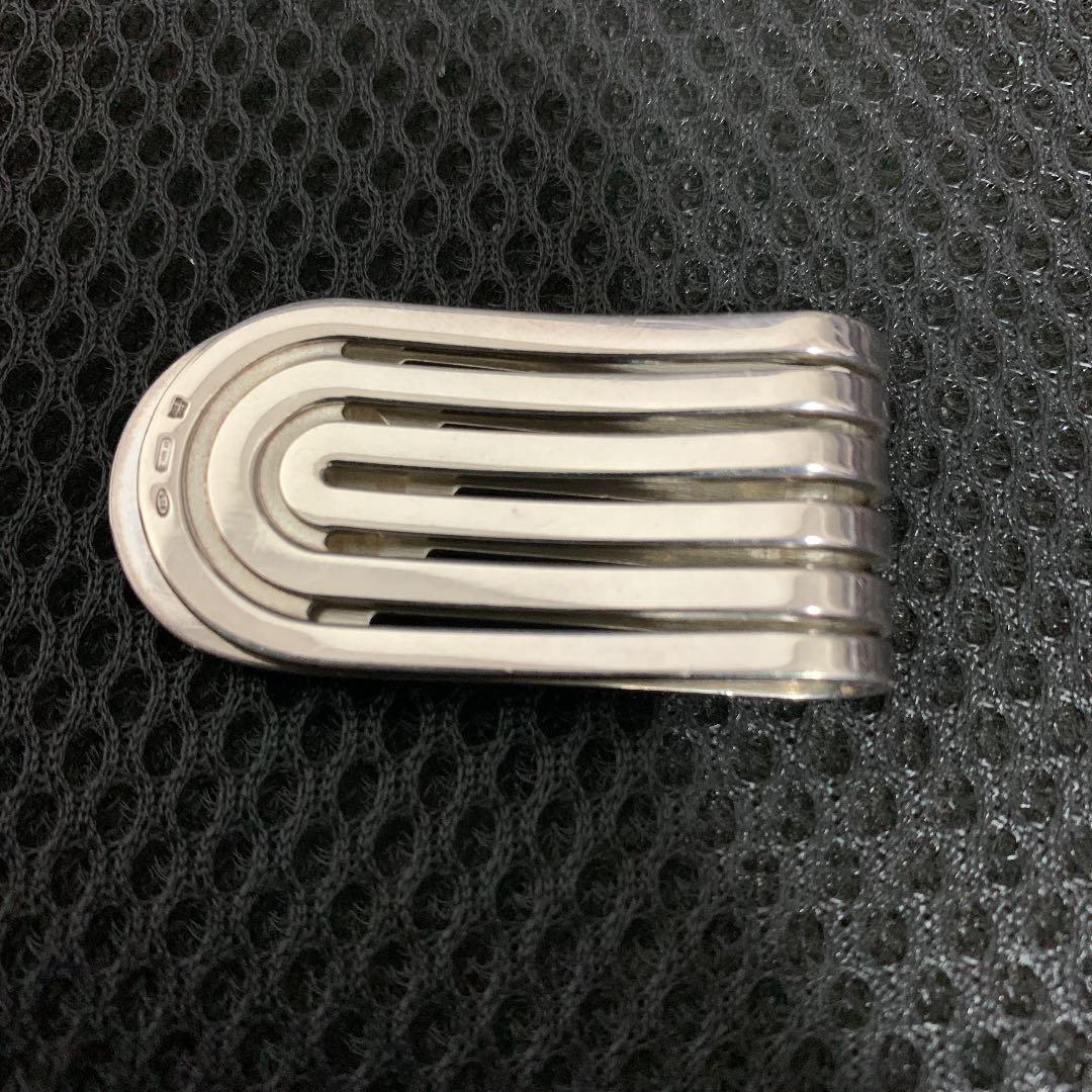 ブルガリ マネークリップ シルバー 925 オニキス メンズ BVLGARI